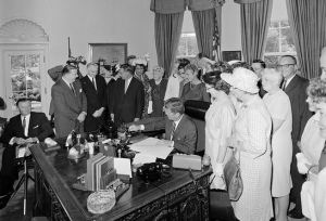 JFK Signs Equal Pay Act